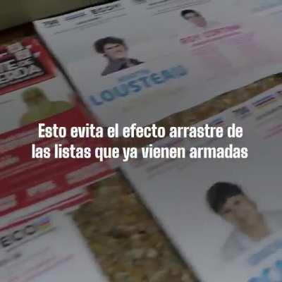 Boleta única de papel