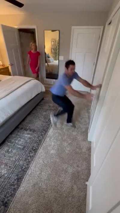 Trying to be the best husband.