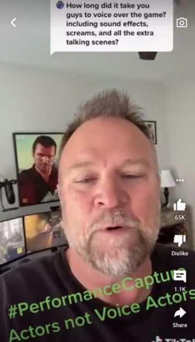 How long it took for the voice lines of GTA V