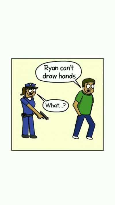 Как Чилик и говорил, руки нельзя нормально нарисовать