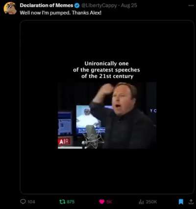 Genuinely ask yourself why they hate Alex Jones so much...