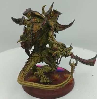 I decided I needed an armored Hive Tyrant now that he's T8 on foot