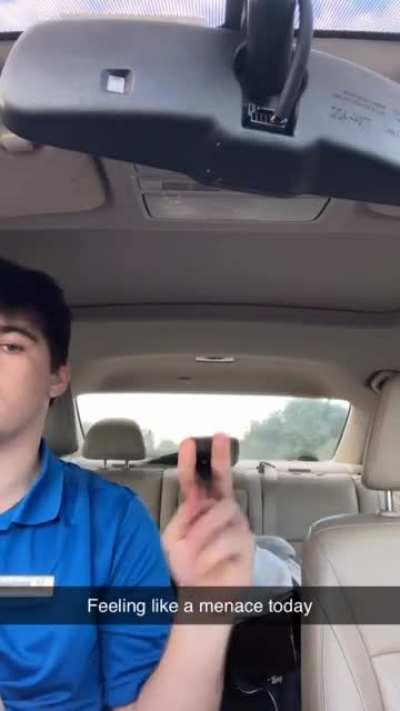 Flipping while driving is a must