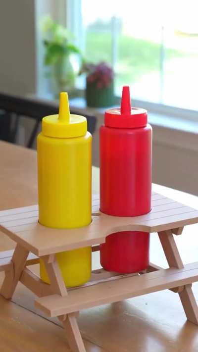 mini table condiment caddy