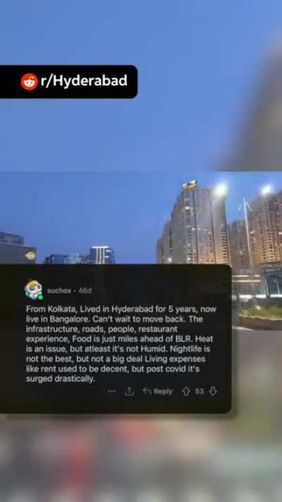 Awesome look at hyderabad