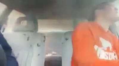 'Hey, let's light a fire in the car'