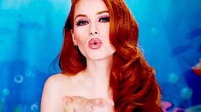 Madelaine Petsch has missed her calling. Clearly she should have been a porn actress, she has that kind of lips.