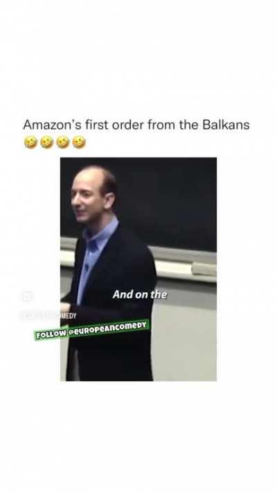 Who says you need a credit card to order online? This is the Balkans.