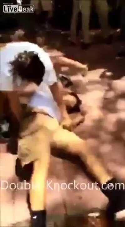 Double knockout left his skull cracked