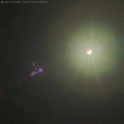 Partial Lunar Eclipse: Timelapse with Pleiades (2021-11-18)