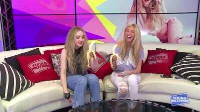 Sabrina and bananas