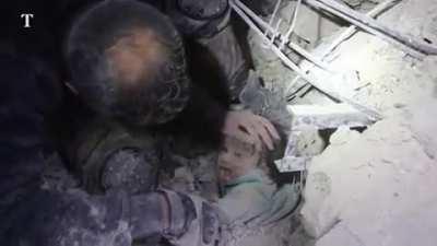 This is The White Helmets volunteers in Syria, 3000 of them are on the ground searching for survivors