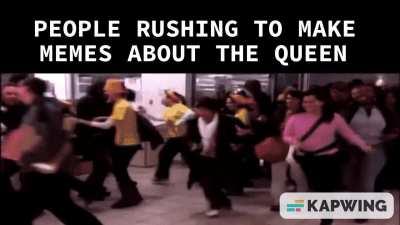 Literally 5 minutes after the news was shared