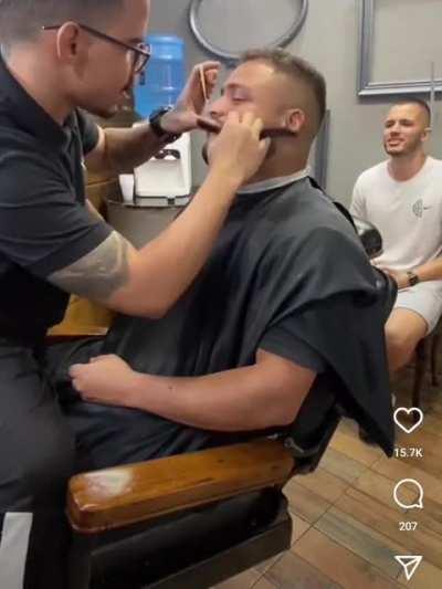 that guy on the back cant wait his turn.