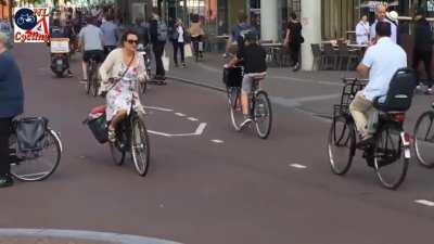 A busy morning in the Netherlands..