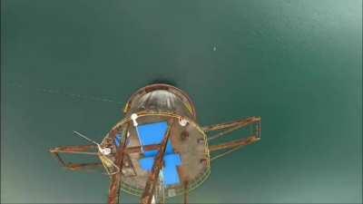 This is insane... he jumped from how high