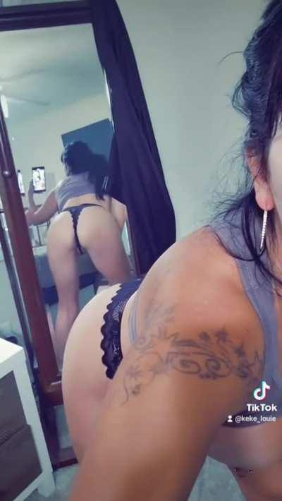 Milf panties a bit small...