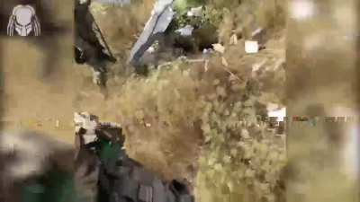 Ukrainian soldiers of the Patrol Police Brigade Predator took out Russian UAVs and evacuated comrades and also civilians who were hit by Russian strikes on residential areas. Toretsk direction. Published 27.09.2025.