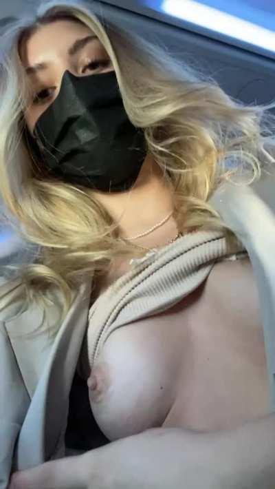 I hope no one on the plane saw me