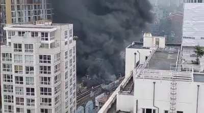 Resident view of Elephant & Castle Station June 28th, 2021