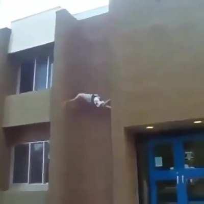 HMFT after I climb a wall with no plan on how to get down