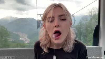 Blowjob in a Sky Tram