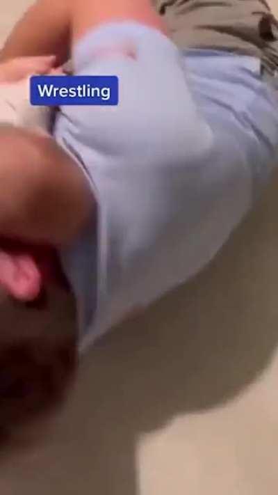 Took some dedication but he did it