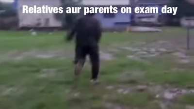 Relatives aur parents Result ke din