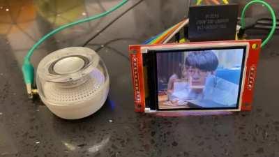 SDMMC 220x176 15 fps GIF, 48000 Mono PCM, Arduino_GFX ESP32SPI_DMA ILI9225