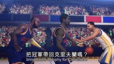 Draymond power drilling LeBron's nuts