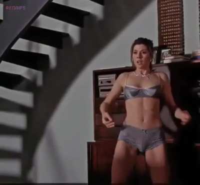 Marisa Tomei dances in her undies