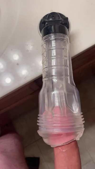 Big Cock vs Clear fleshlight