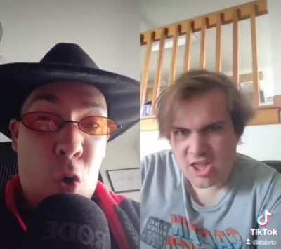 Neckbeard duet with egirl