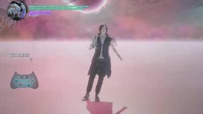 Just a perfectly normal V clip.