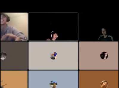 When you leave your camera on while playing Among Us.