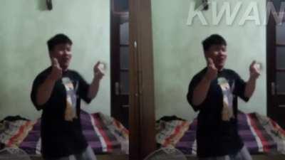 All i want for Christmas is you but funny version + great dancer :v Merry Xmas btw :))