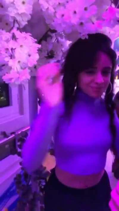 Camila Cabello shaking her tiny titties