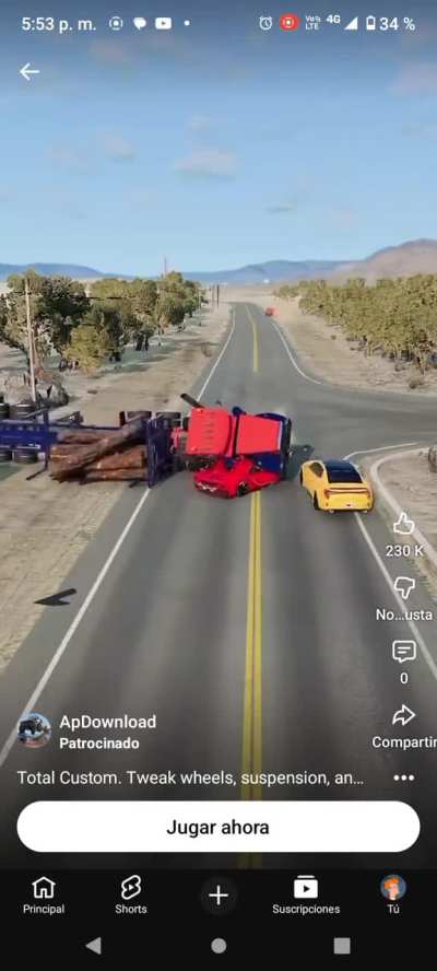 Found a fake BeamNG.Drive download ad