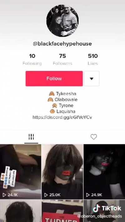 TikTok is a literal cesspool for the worst kind of people, why would they ever allow this on their platform?