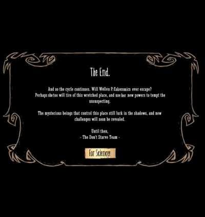 And that's how Wellen's story ends. Perhaps she will come back one day, but until then - farewell