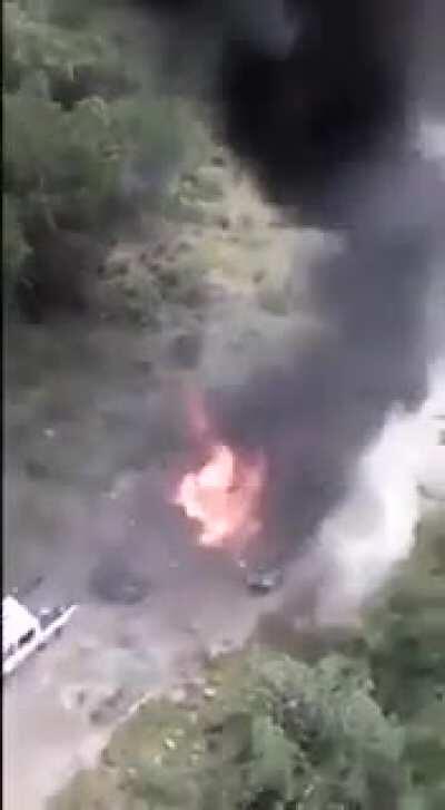 Santa Blanca getting blasted in Media Luna