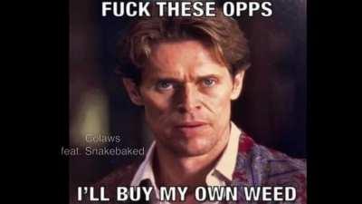 green goblin smokes weed