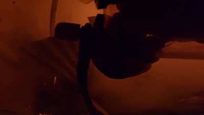 A firefighter’s POV got caught on GoPro