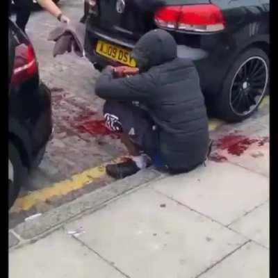 one of the yutes who got his hand chopped off with his own machete by bengalis in tower hamlets😬