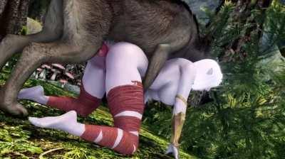 Who knew a walk in the woods could be so exciting (ManaraBlue) [Skyrim]