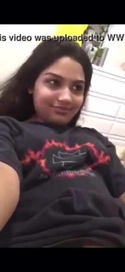 Poly gal fingers herself quietly