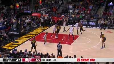 [Highlight] Trae Young draws the foul and helps KD count to three