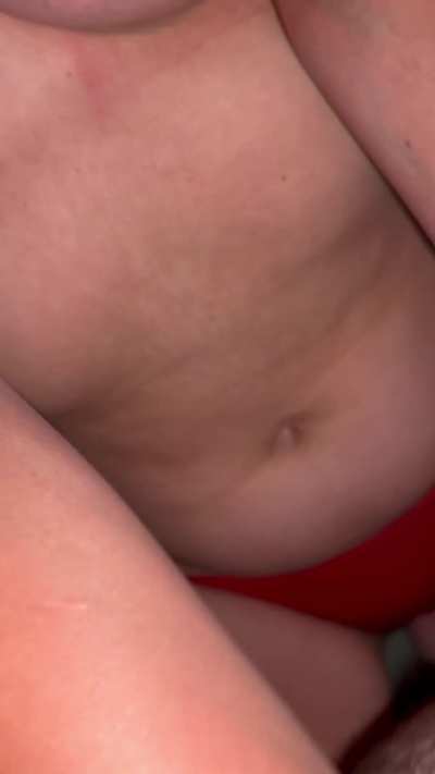 Love bouncing on his tiny cock. Panties on or off?