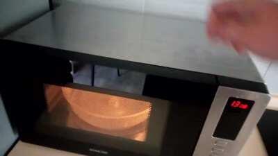 a slam operated microwave