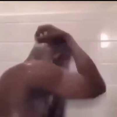 Me with thigh yeets in the shower like